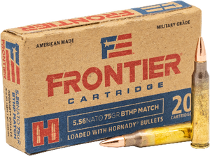 Hornady 5.56 NATO 75gr BTHP