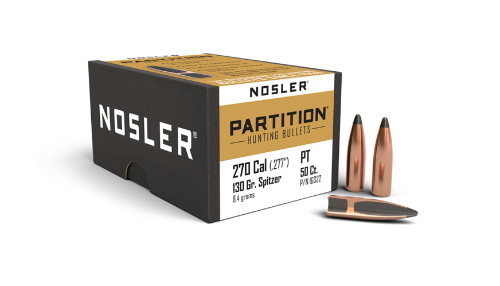 Nosler 270cal 130gr Partition #16322 - BLUE COLLAR RELOADING