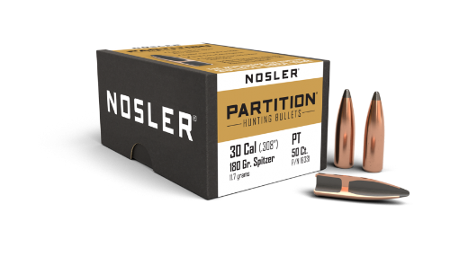 Nosler 30cal 180gr Parition #16331