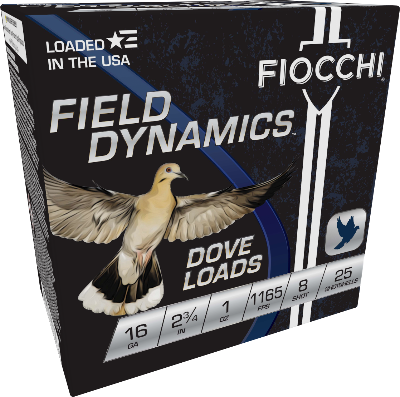 Fiocchi 16ga 1oz #8 1165fps #16GT8