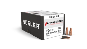 Nosler 17cal 20gr FBHP Varmageddon