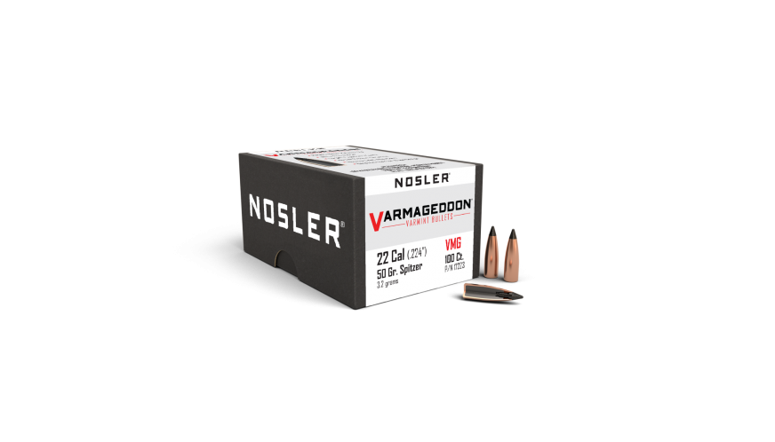 Nosler 22cal 50gr FB Tipped #17223