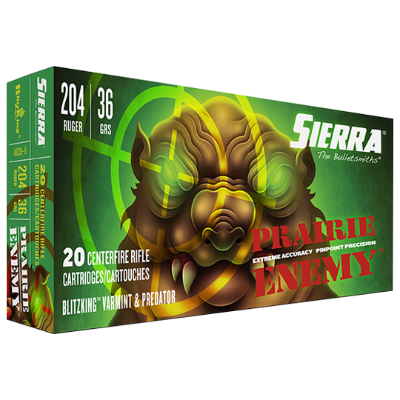 Sierra 204 Ruger 36gr BlitzKing - Prairie Enemy