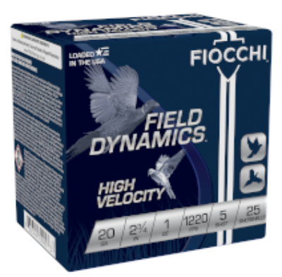 Fiocchi 20ga 1 1/4oz. #5 1200FPS *203HV5