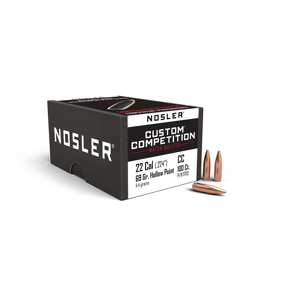 Nosler 22cal 69gr Custom Competition