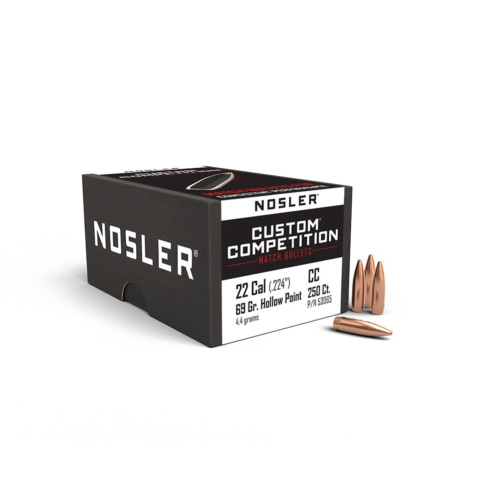 Nosler 22cal 69gr Custom Competition