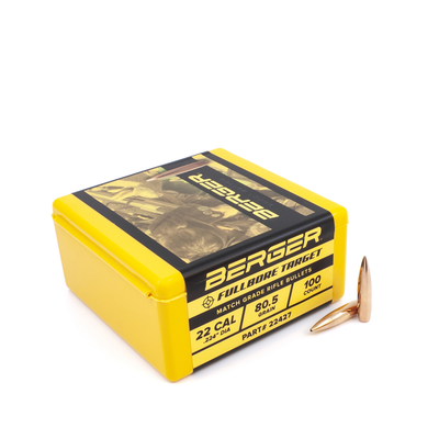 Berger 22cal 80.5gr Fullbore Target  #22427 - BLUE COLLAR RELOADING