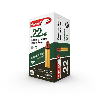 Aguila 22LR Supermaximum 30gr CPHP (50ct)