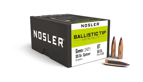Nosler 6mm 95gr Ballistic Tip #24095