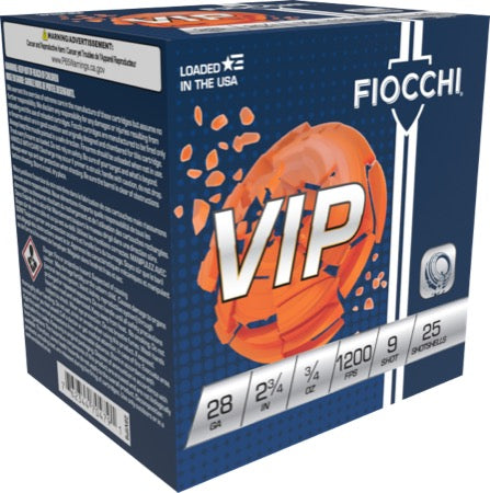 Fiocchi VIP 28ga 3/4oz #9 1200FPS *28VIP9 (BCR)