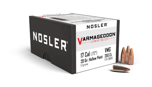 Nosler 17cal 20gr FBHP Varmageddon