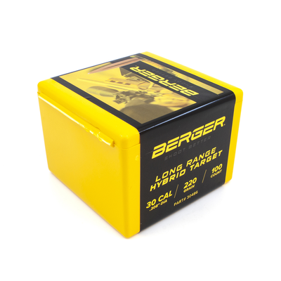 Berger 30cal 220gr Long Range Hybrid Target
