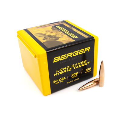 Berger 30cal 208gr Long Range Hybrid Target