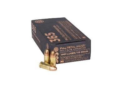 Sig Sauer 9mm 115gr Elite Ball 365 FMJ