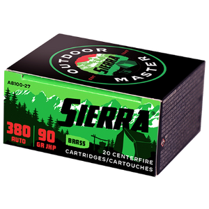 Sierra 380 Auto 90gr JHP - Outdoor Master