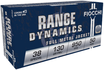 Fiocchi 38 Special 130gr FMJ *38A