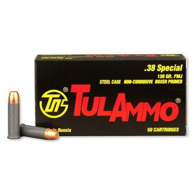 TulAmmo 38 Special 130gr FMJ