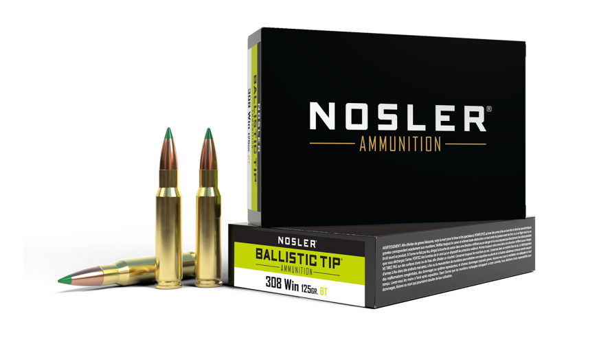 Nosler 308 Win 125gr Ballistic Tip