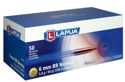 Lapua 6mm BR Norma 90gr OTM Scenar-L