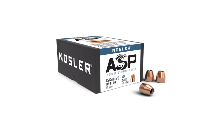 Nosler 45cal 185gr JHP #44847