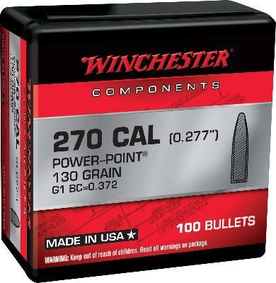 Winchester 270cal 130gr Power Point #WB270P130X