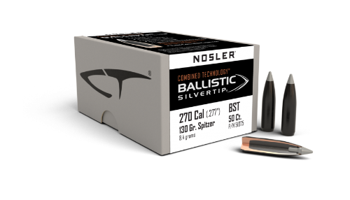 Nosler 270cal 130gr Ballistic SilverTip #51075 - BLUE COLLAR RELOADING
