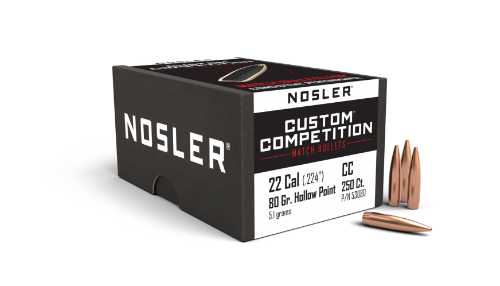 Nosler 22cal 80gr Custom Competition