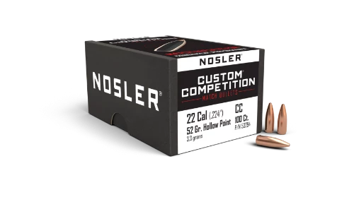 Nosler 22cal 52gr Custom Competition