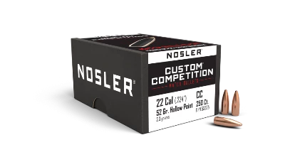 Nosler 22cal 52gr Custom Competition