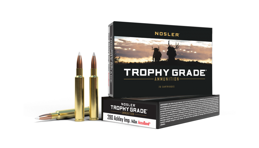 Nosler 280 Ackley Imp. 140gr AccuBond