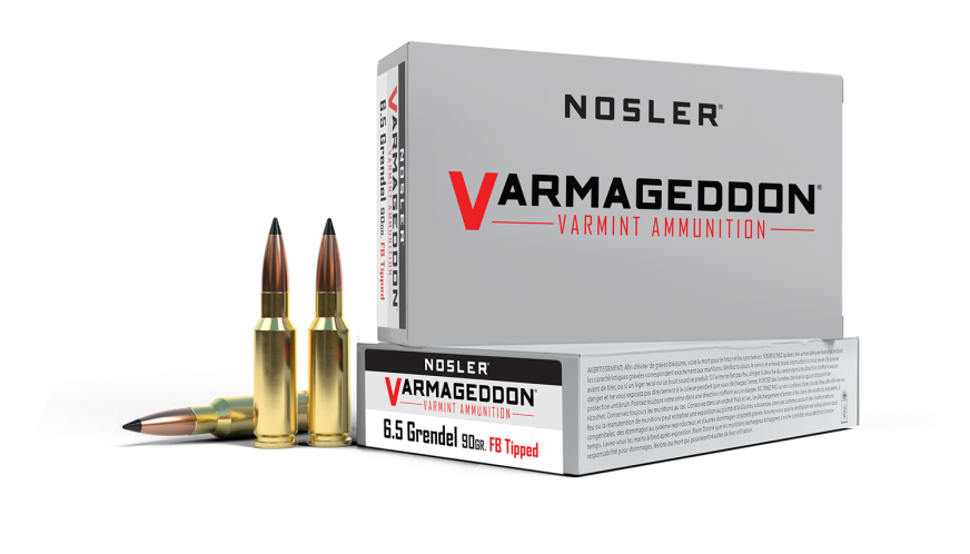 Nosler 6.5 Grendel 90gr Tipped FB Varmageddon