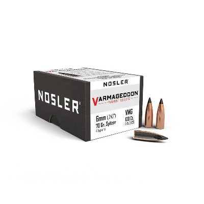 Nosler 6mm 70gr Varmageddon - BLUE COLLAR RELOADING