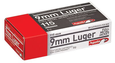 Aguila 9mm Luger 115gr FMJ