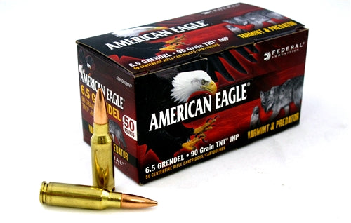 American Eagle 6.5 Grendel 90gr TNT JHP