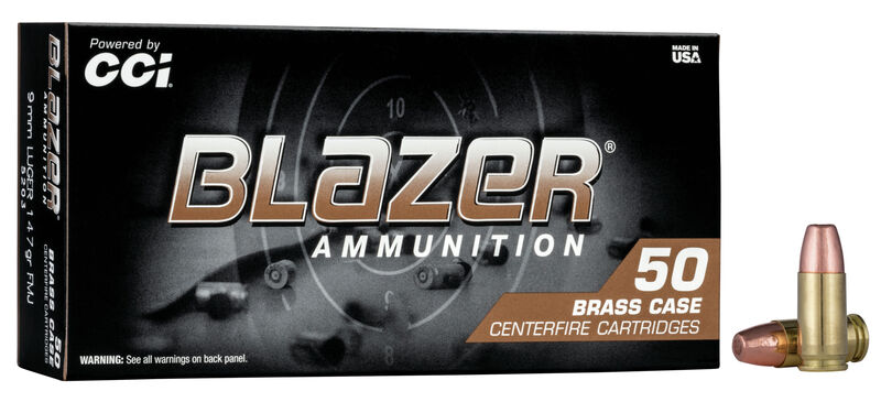 CCI Blazer Brass 9mm 147gr FMJ