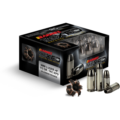 Barnes Defense Handgun 9mm +P 115gr TAC-XP