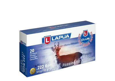 Lapua 222 Rem 55gr SP