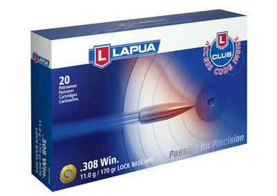 Lapua 308 Win 170gr FMJBT HPS