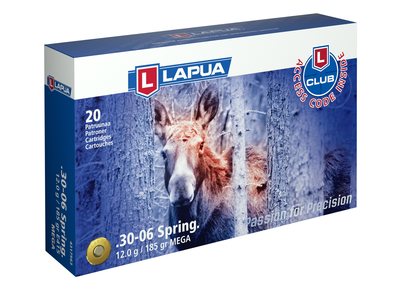 Lapua 30-06 Sprg 185gr SP Mega