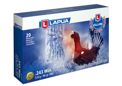 Lapua 243 Win 90gr FMJ