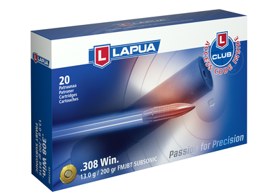 Lapua 308 Win 200gr Subsonic