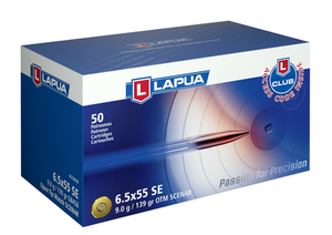 Lapua 6.5x55 SE 139gr OTM Scenar