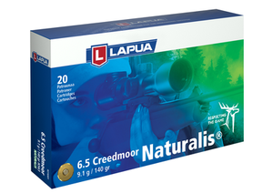 Lapua 6.5mm Creedmoor 140gr Naturalis