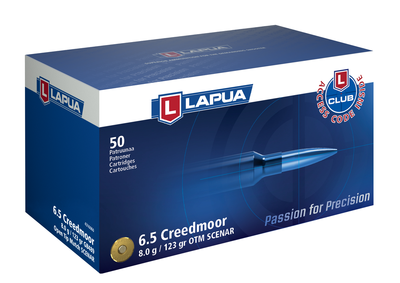 Lapua 6.5mm Creedmoor 123gr OTM Scenar