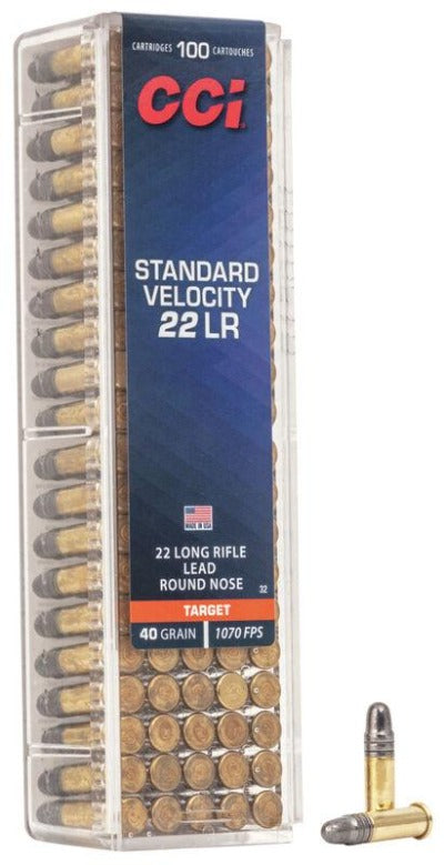 CCI Standard Velocity 22LR 40gr LRN (100ct)