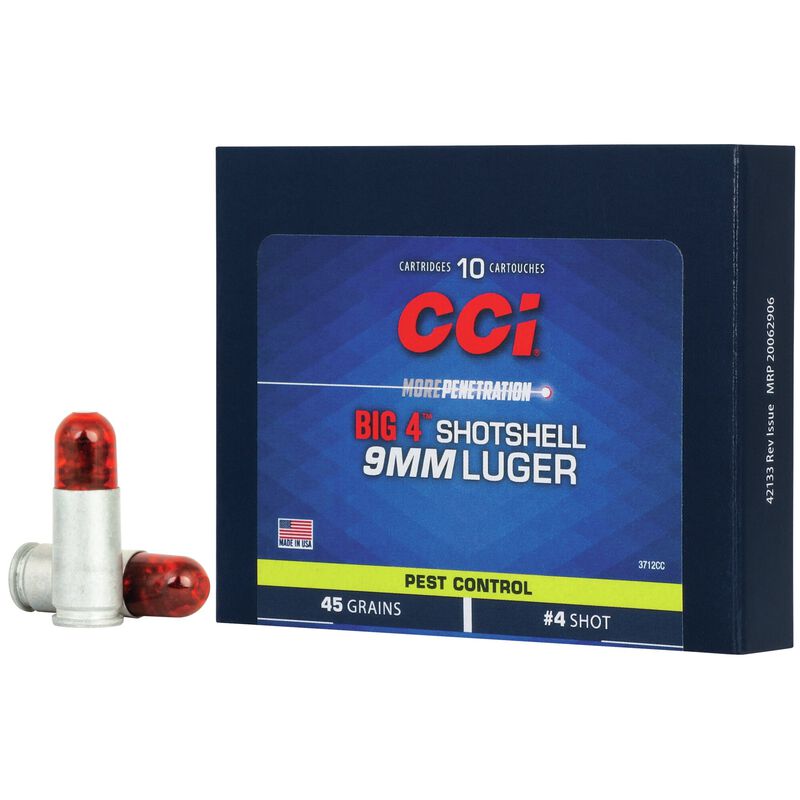 CCI Shotshell 9mm Big #4 #3712cc