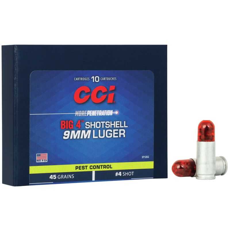 CCI Shotshell 9mm Big #4 #3712cc