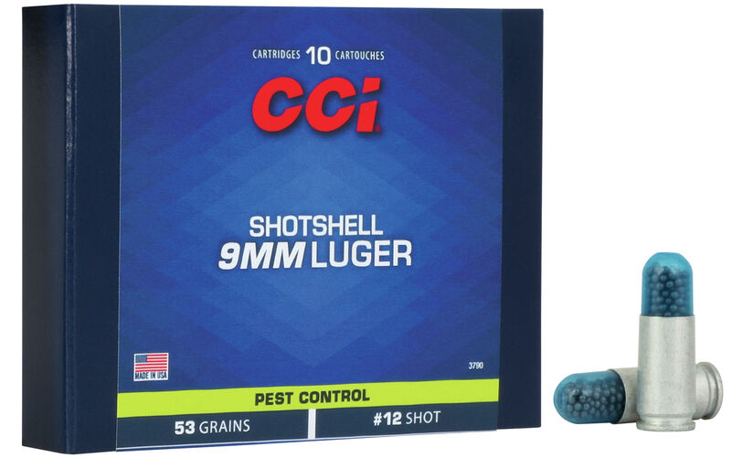 CCI Shotshell 9mm #12 #3790