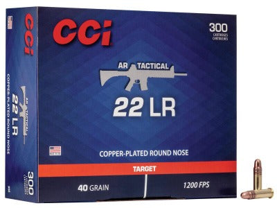 CCI AR Tactical 22LR 40gr CPRN (300ct)