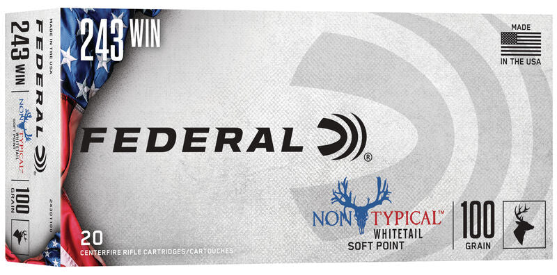 Federal Non-Typical 243 Winchester 100gr SP